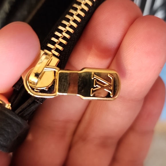 BNEW LOUIS VUITTON NEVERFULL REVERSIBLE INSIDE OUT POCHETTE POUCH BLACK WHITE - Picture 11 of 17